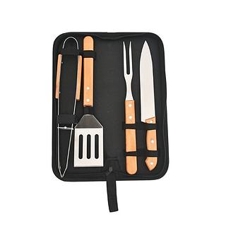 Kit Churrasco Com 4 MARBLUE